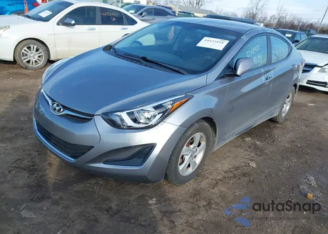 2014 Hyundai Elantra Se from USA, damaged, VIN KMHDH4AE4EU087778